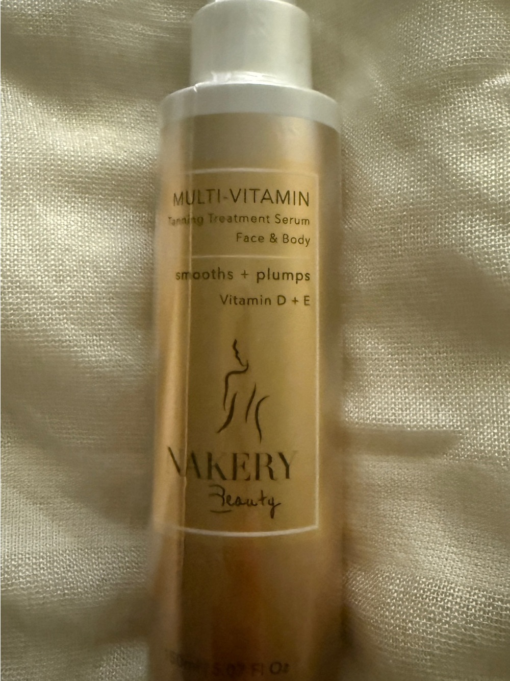 NWT Nakery Beauty Multi-Vitamin Tanning Treatment Serum Face & Body 5.07oz